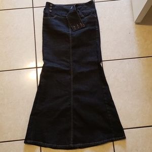 Paris Blues Jean Skirt